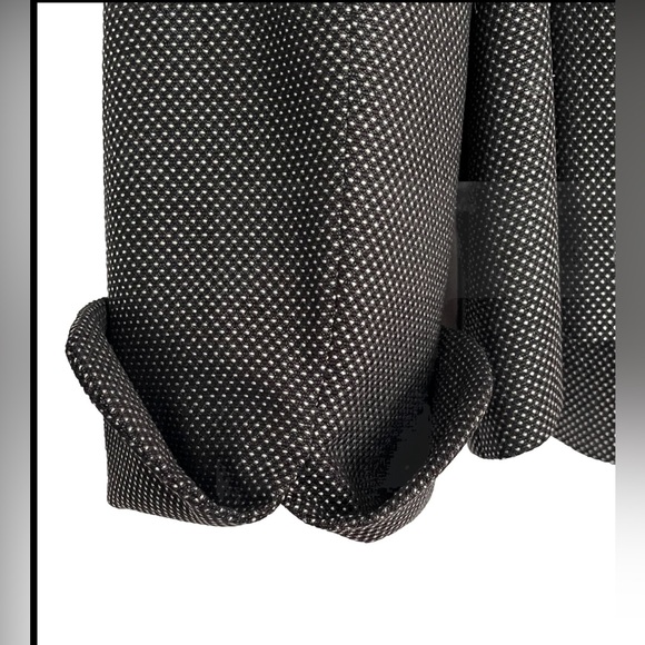 SOLD ARMANI COLLEZIONI Women’s Silk Wool Blend Black White Dotted Blazer 8 US 44 - Picture 7 of 13